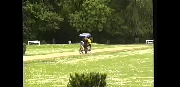 Wild German Public and Outdoor SeXXX  - Sabine, Britt, Ramona - Der Sittenstrolch (Ep. 6)